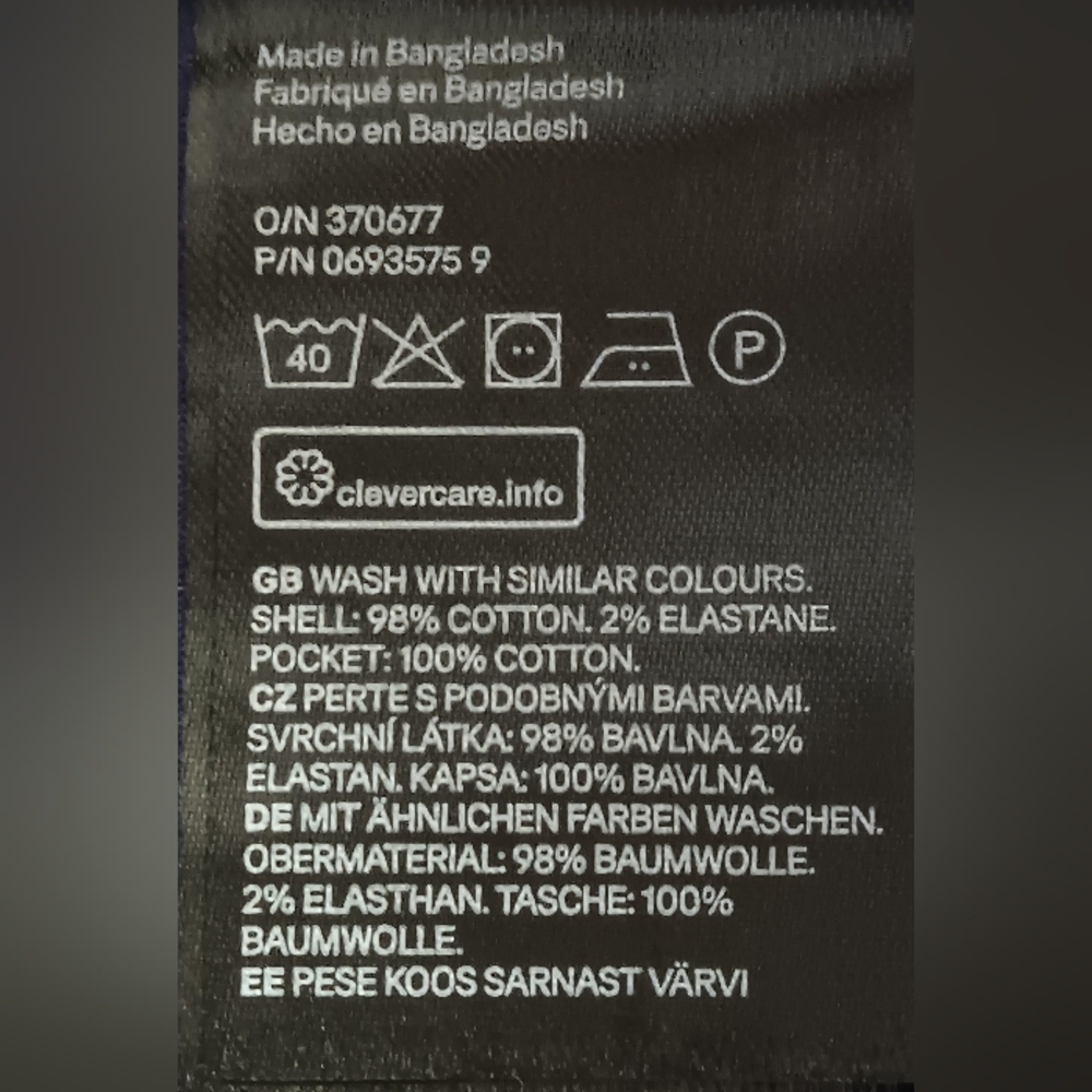 🔆𝟲/$𝟮𝟬 𝑯&𝑴 𝑮𝒊𝒓𝒍𝒔 𝑩𝒍𝒖𝒆 𝑻𝒘𝒊𝒍𝒍 𝑺𝒉𝒐𝒓𝒕𝒔 - Picture 5 of 7